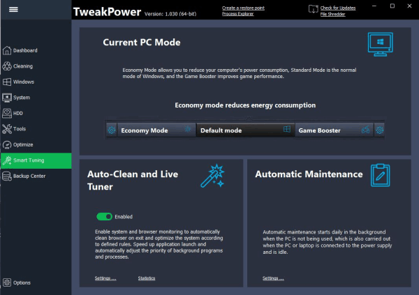 TweakPower (系统优化软件) v2.055 绿色版